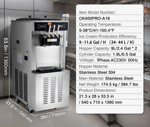 eismaschine 34–44 l/h