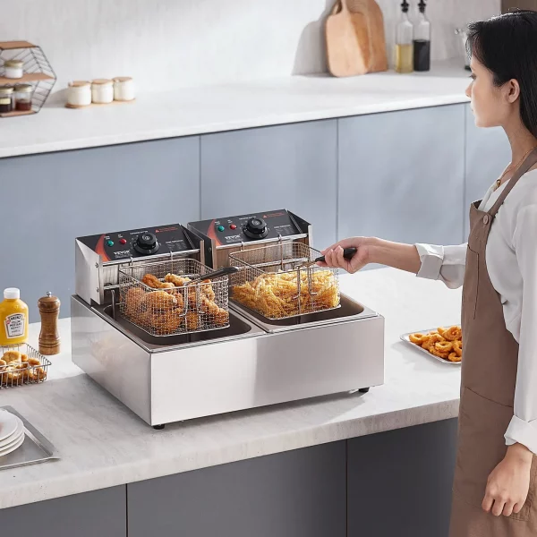 kommerzielle elektrische fritteuse 24l