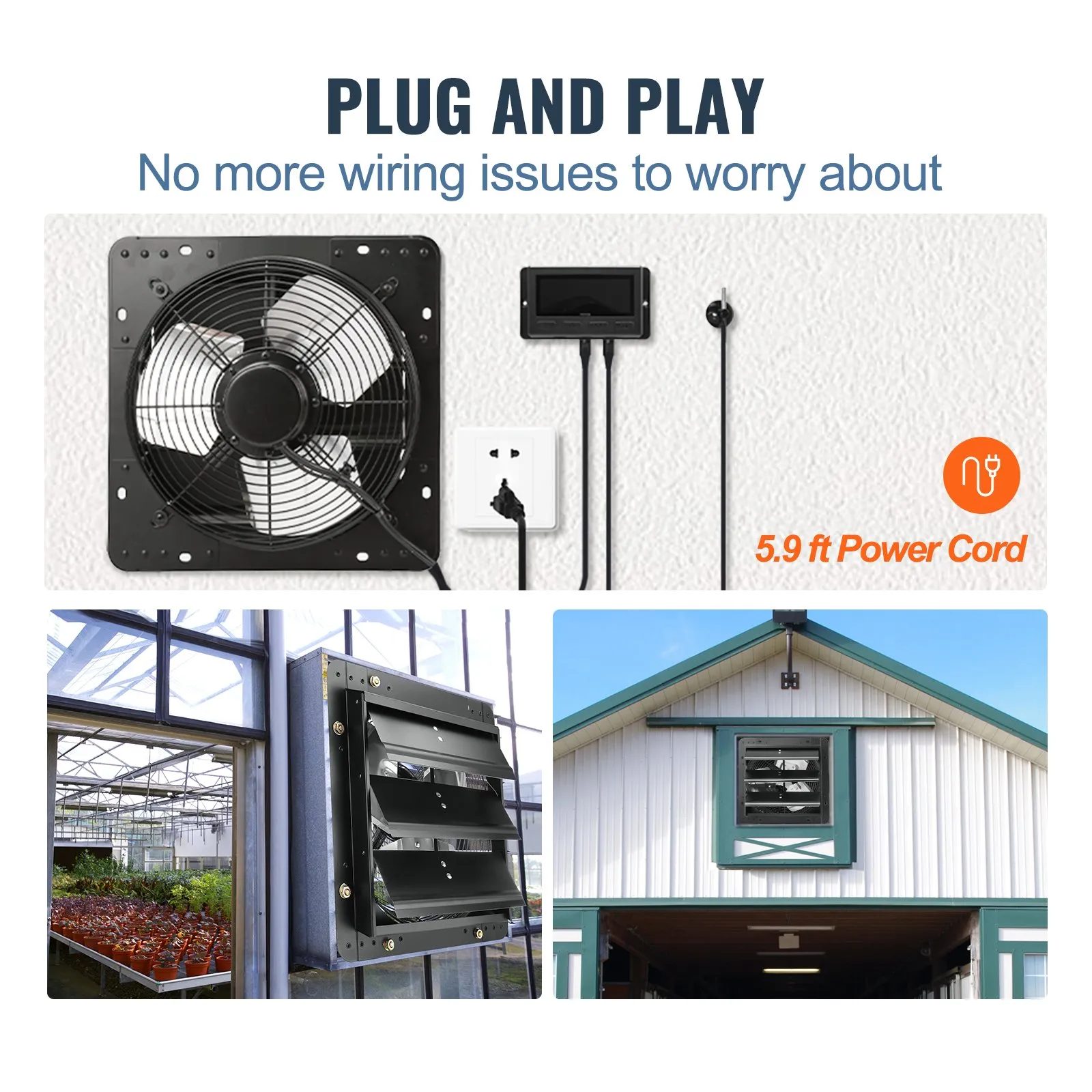 abluftventilator 305 mm mit temperatur & feuchtigkeitsregler abluftventilator 305 mm mit temperatur & feuchtigkeitsregler