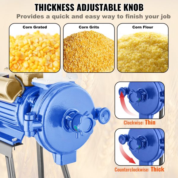 kommerzielle elektrische getreidemühle 3000 w – pulvermaschine