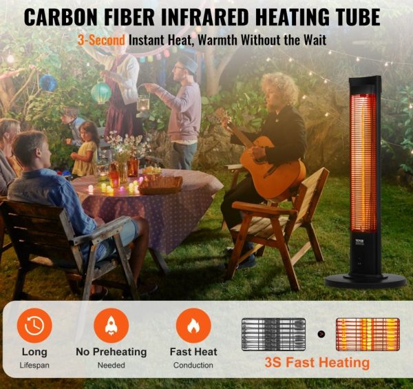 infrarot heizstrahler 2000 w mit fernbedienung