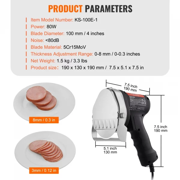elektrisches schawarma messer 80w