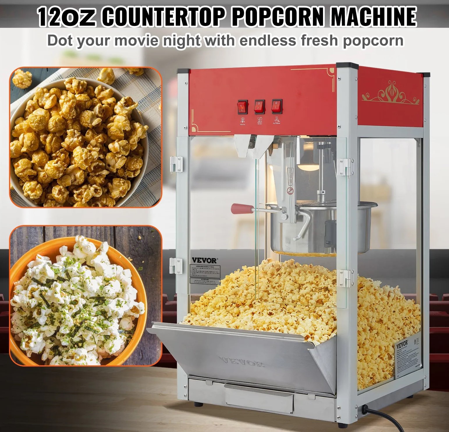 kommerzielle popcornmaschine 1440 w kommerzielle popcornmaschine 1440 w