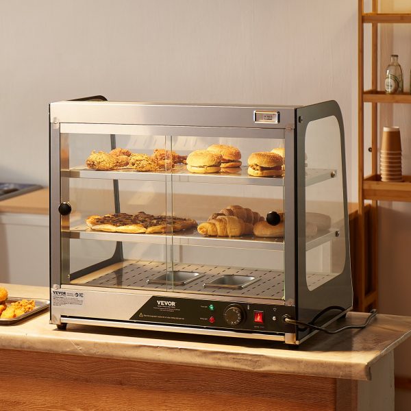 kommerzieller speisenwärmer 850 w 2 stufiger