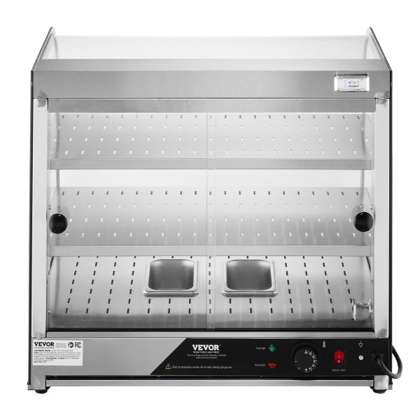 kommerzieller speisenwärmer 850 w 2 stufiger