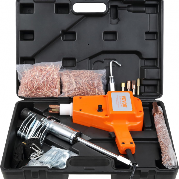 vevor ausbeulspotter 800 va 220 v 1600 a ausbeul set dellenlifter punktschweißgerät inkl. verschiedener elektroden ausbeulwerkzeug zur professionellen reparatur von kfz karosserien