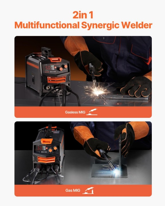 mig schweißgerät 130a 2in1 gas & fülldraht, schweißtechnik für werkstatt, hobby & handwerk mig schweißgerät 130a 2in1 gas & fülldraht, schweißtechnik für werkstatt, hobby & handwerk