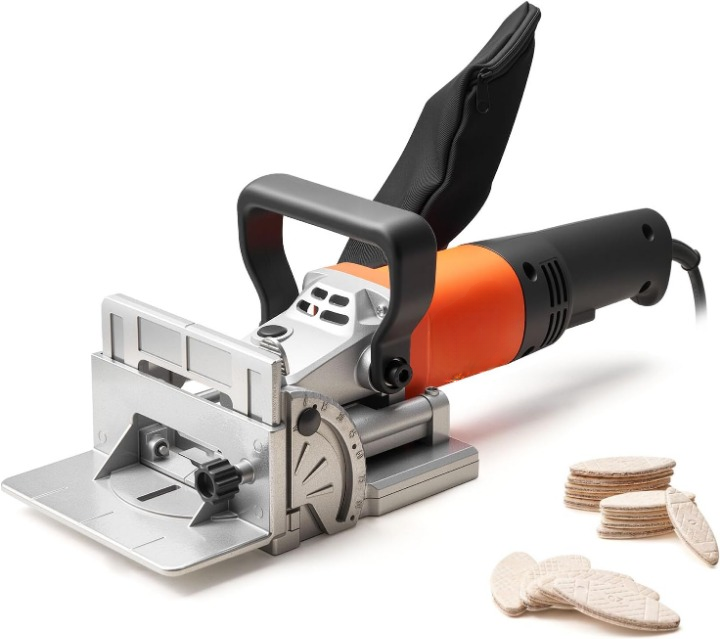 flachdübelfräse nutfräse 760 w lamellenfräse 6 tiefeneinstellungen 0 90° winkelverstellung flachdübelfräse nutfräse 760 w lamellenfräse 6 tiefeneinstellungen 0 90° winkelverstellung