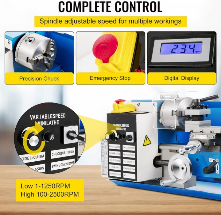 profi mini drehmaschine 550 w drehbank tischdrehmaschine 180x350 mm inkl zubehör profi mini drehmaschine 550 w drehbank tischdrehmaschine 180x350 mm inkl zubehör
