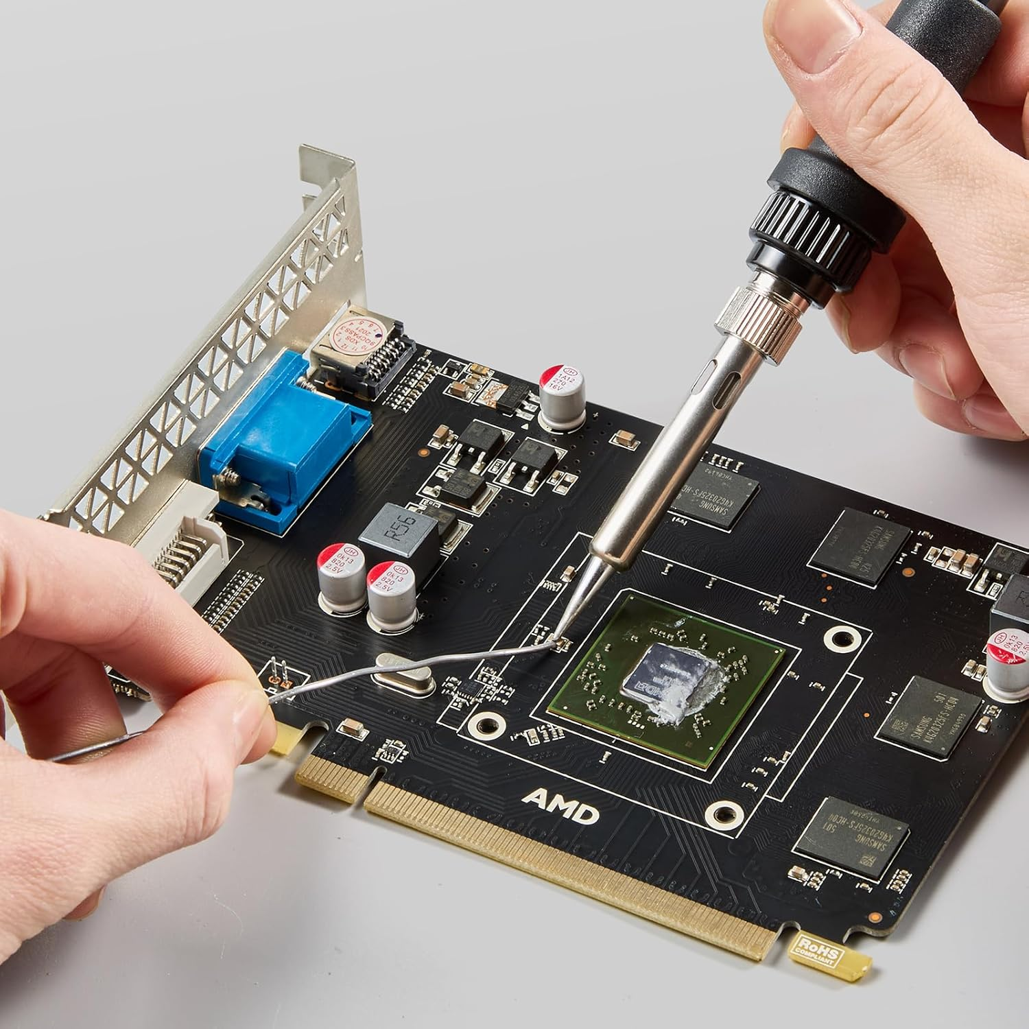 2 in 1 professionelle heißluft lötstation 820w digital rework station mit 5v usb ladeanschluss 2 in 1 professionelle heißluft lötstation 820w digital rework station mit 5v usb ladeanschluss