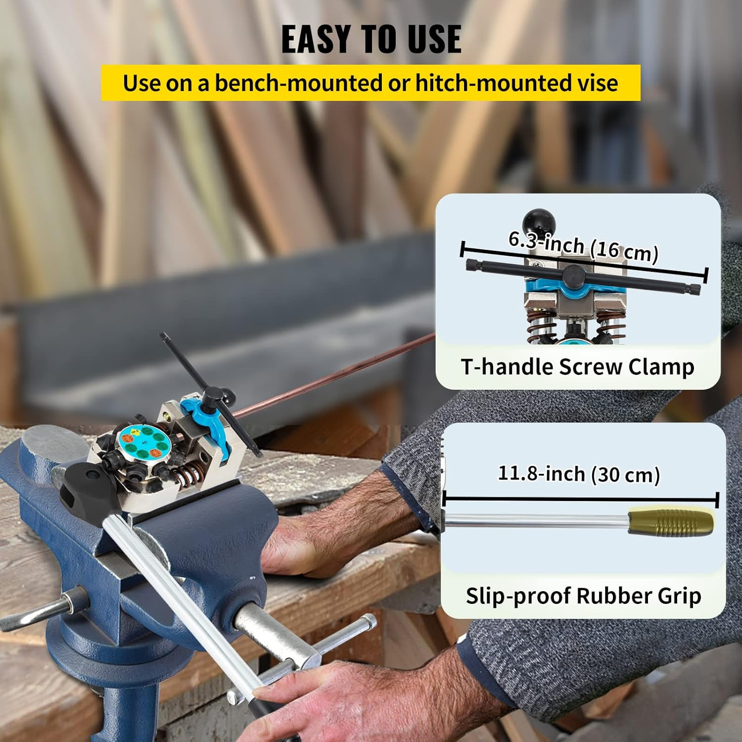 bremsleitungs bördelgerät set 45° einzel , doppel & blasenbördel | 4 matrizen | mit rohrschneider bremsleitungs bördelgerät set 45° einzel , doppel & blasenbördel | 4 matrizen | mit rohrschneider