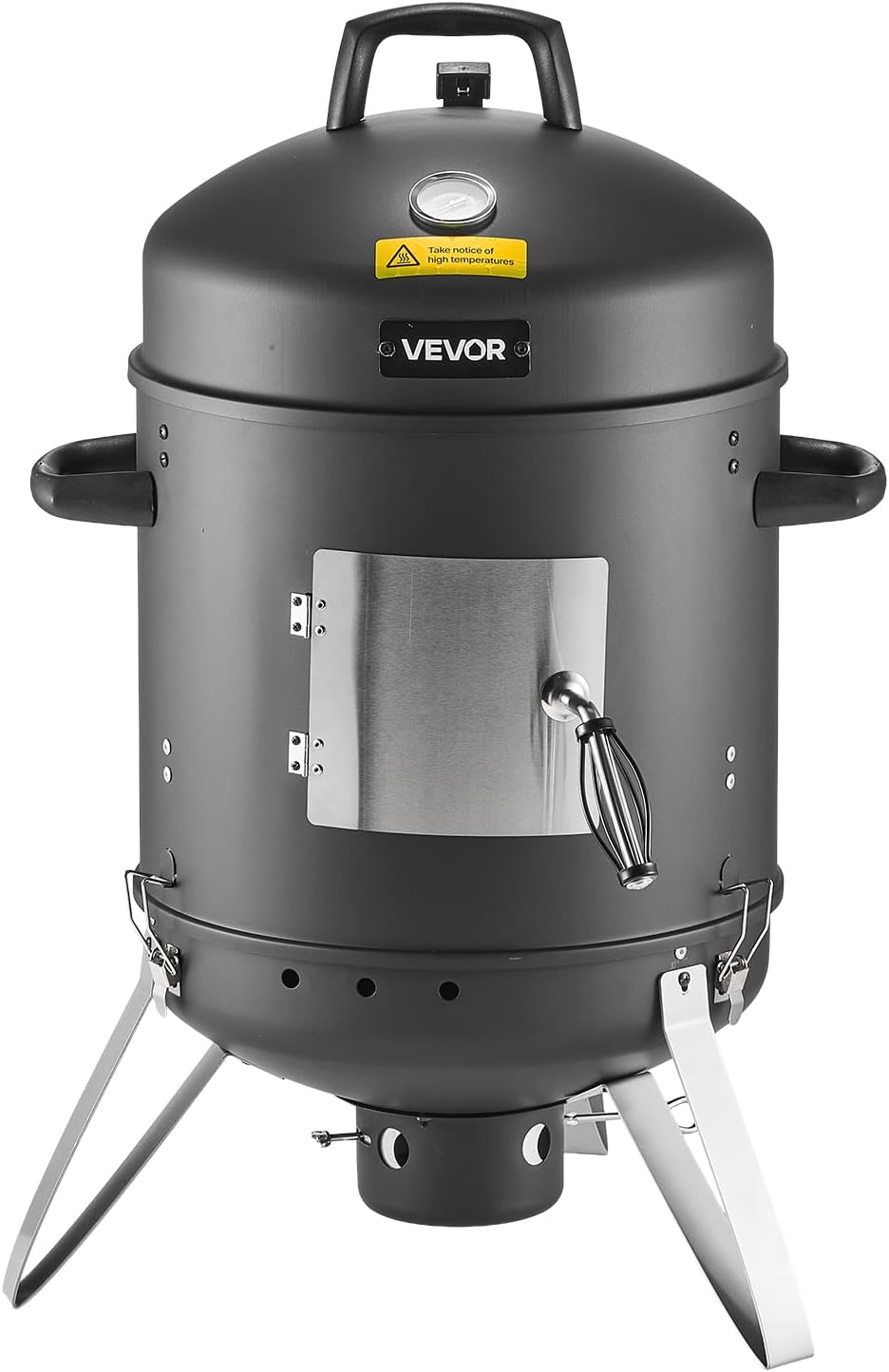 räuchertonne 40cm vertikaler bbq smoker kompakter holzkohlegrill & räucherofen für garten und camping räuchertonne 40cm vertikaler bbq smoker kompakter holzkohlegrill & räucherofen für garten und camping