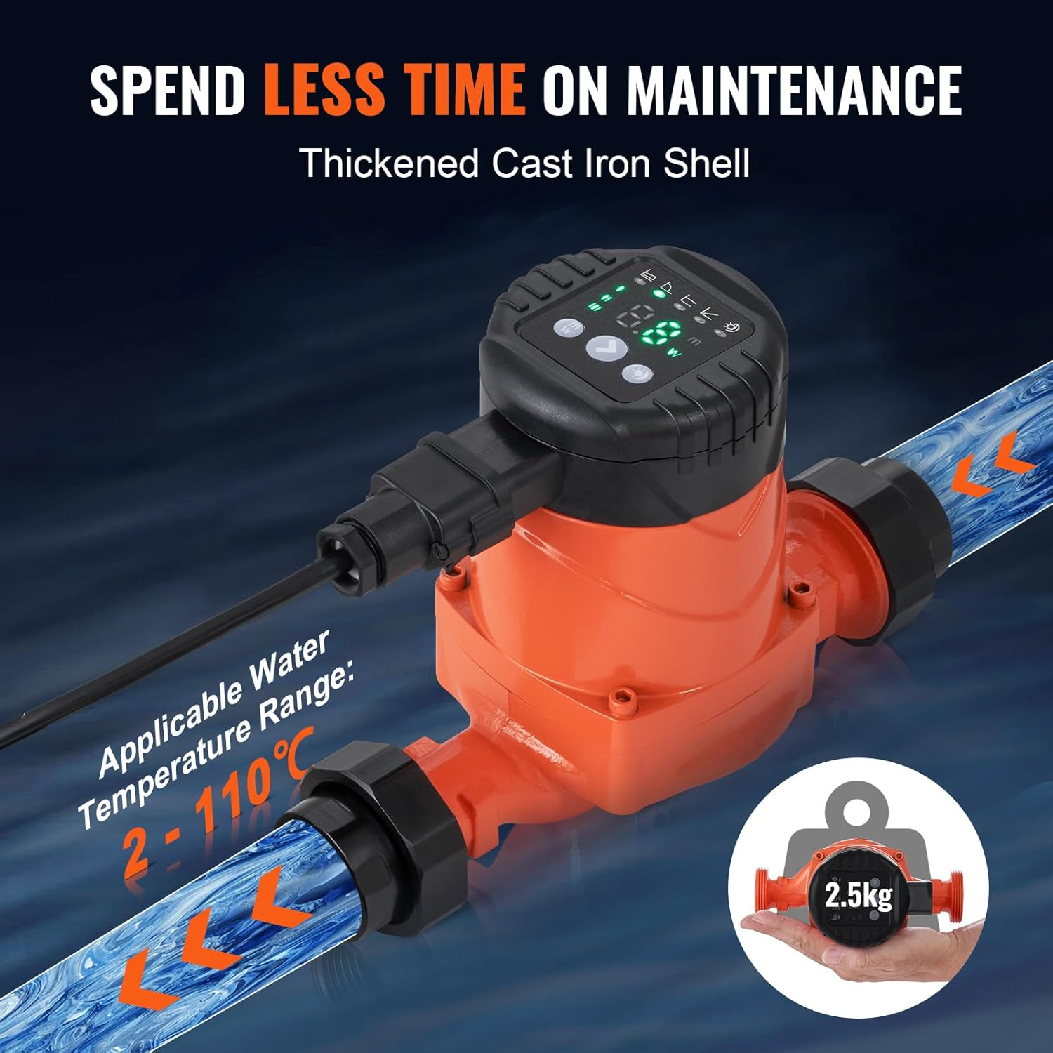 heizungspumpe umwälzpumpe 50 l/min 4 m 220 v gusseisen heizung boiler de heizungspumpe umwälzpumpe 50 l/min 4 m 220 v gusseisen heizung boiler de