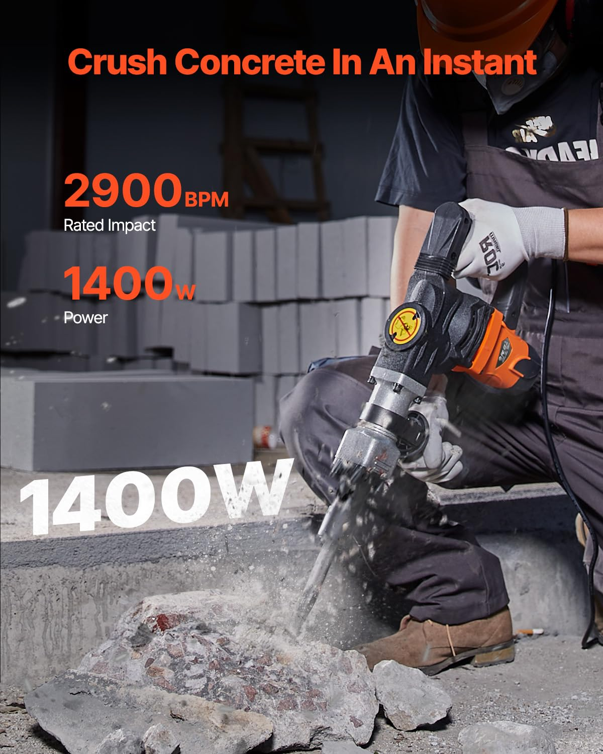 abbruchhammer 1400 w 19 j elektro stemmhammer betonschläger 2 meißel de abbruchhammer 1400 w 19 j elektro stemmhammer betonschläger 2 meißel de