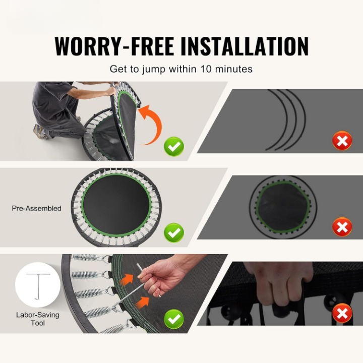 faltbares trampolin fitness rebounder 132cm 205kg sport gartentrampolin höhenverstellbarem faltbares trampolin fitness rebounder 132cm 205kg sport gartentrampolin höhenverstellbarem