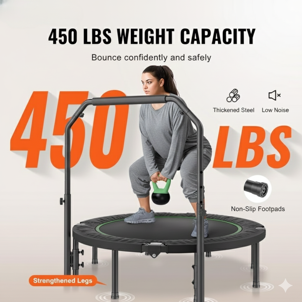 faltbares trampolin fitness rebounder 132cm 205kg sport gartentrampolin höhenverstellbarem faltbares trampolin fitness rebounder 132cm 205kg sport gartentrampolin höhenverstellbarem
