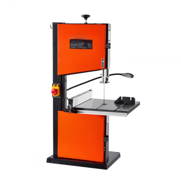 bandsäge holz 254 mm tischbandsäge 373 w 2 gang gusseisentisch led gehrungsanschlag