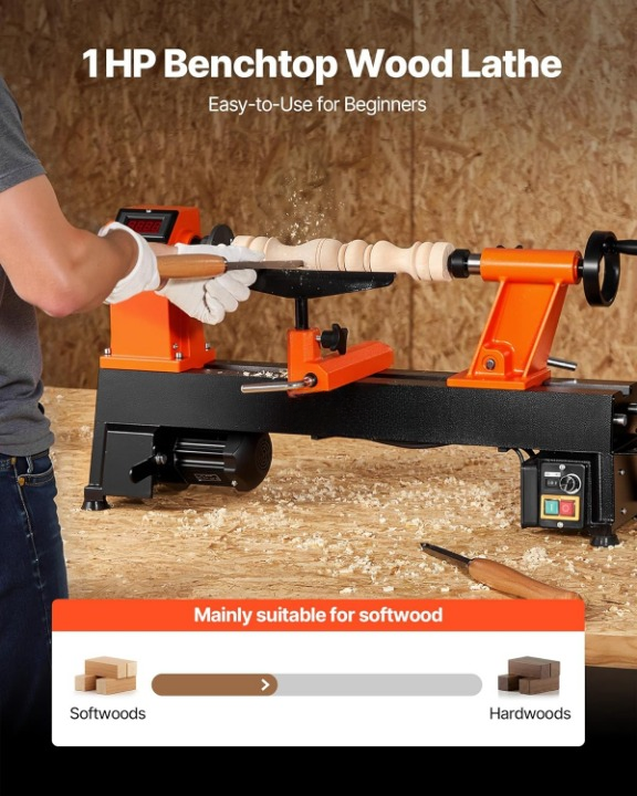 holzdrehmaschine 750w drechselbank drehbank holzbearbeitung inkl. zubehör holzdrehmaschine 750w drechselbank drehbank holzbearbeitung inkl. zubehör