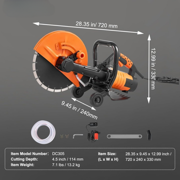 elektrische betonsäge 305 mm 2800 w nass & trocken schneiden beton elektrische betonsäge 305 mm 2800 w nass & trocken schneiden beton