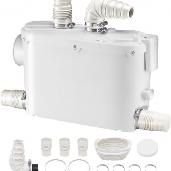 500 w abwasser hebeanlage 6600 l/h 8 m förderhöhe + rückschlagventil schmutzwasser