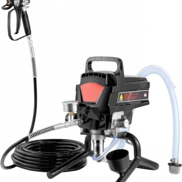 airless farbspritzgerät 950 w 3000 psi, 15 m hochdruckschlauch farbgerät