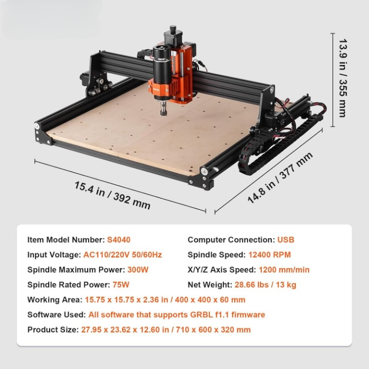 cnc fräsmaschine 300w 3 achsen grbl holz gravur graviermaschine diy cnc fräsmaschine 300w 3 achsen grbl holz gravur graviermaschine diy