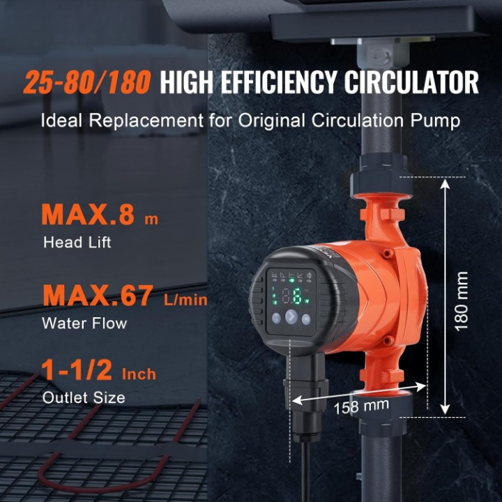 heizungspumpe umwälzpumpe 67 l/min 8 m 60 w gusseisen zirkulationspumpe de heizungspumpe umwälzpumpe 67 l/min 8 m 60 w gusseisen zirkulationspumpe de