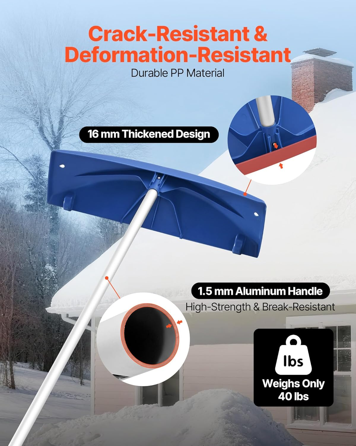 schneedachrechen 60 cm schneeschieber 118–555mm schneeräumwerkzeug mit rädern schneedachrechen 60 cm schneeschieber 118–555mm schneeräumwerkzeug mit rädern