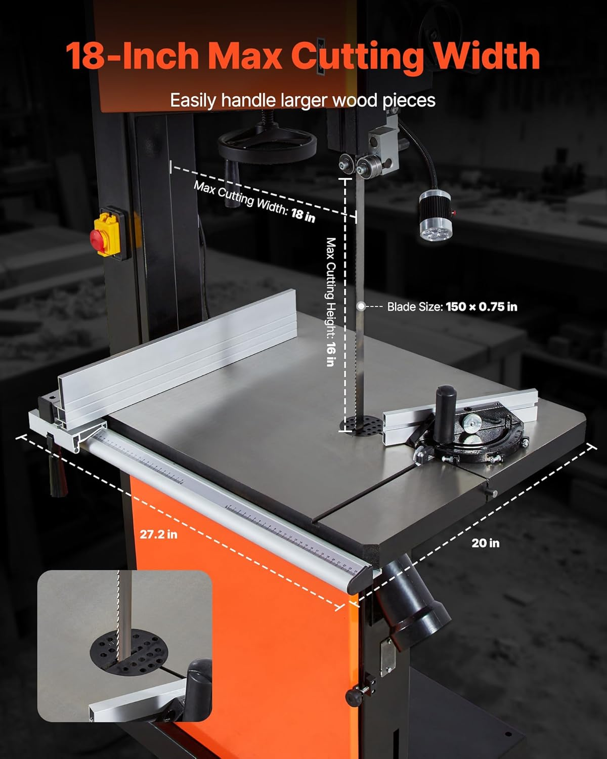 bandsäge holz 457mm 3ps tischbandsäge gusseisentisch led gehrungs parallelanschl bandsäge holz 457mm 3ps tischbandsäge gusseisentisch led gehrungs parallelanschl