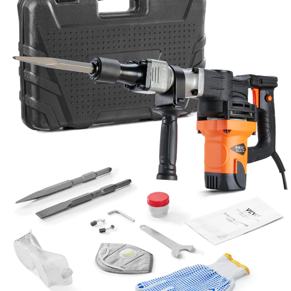 abbruchhammer 1400 w 19 j elektro stemmhammer betonschläger 2 meißel de