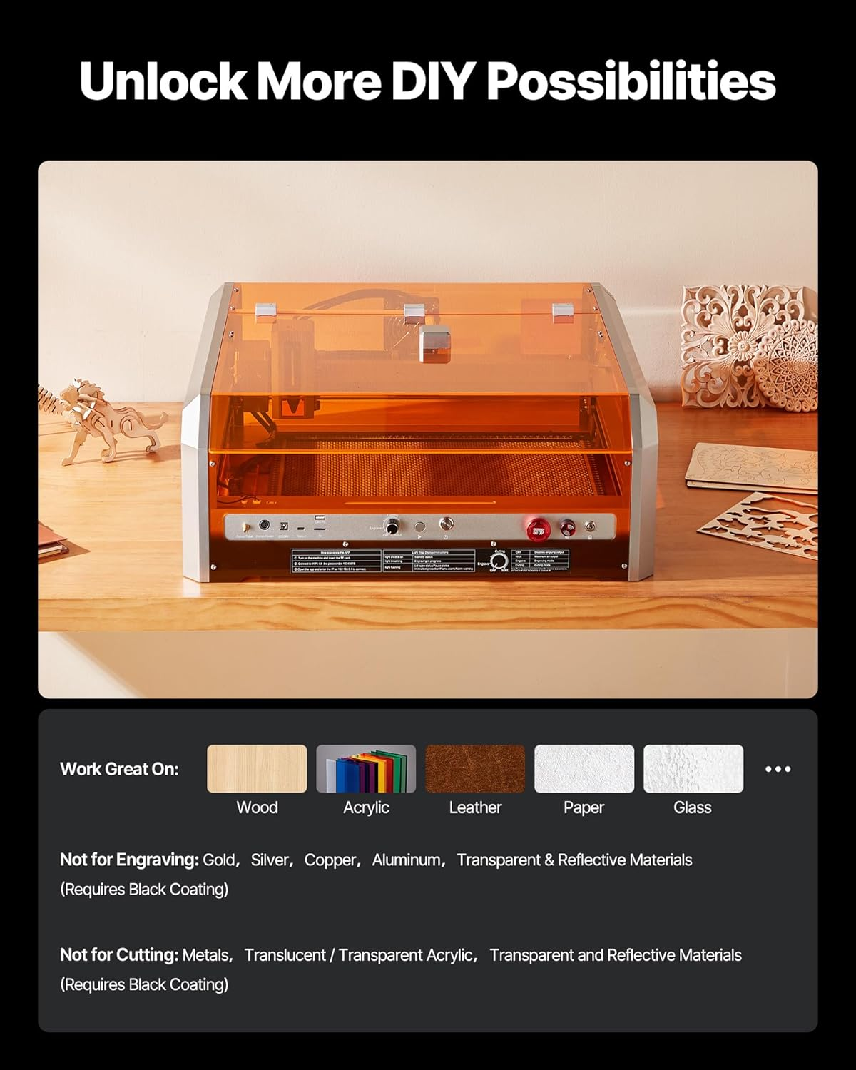 20w lasergravurmaschine gehäuse 400×400 mm laser cutter gravur schneiden cnc 20w lasergravurmaschine gehäuse 400×400 mm laser cutter gravur schneiden cnc