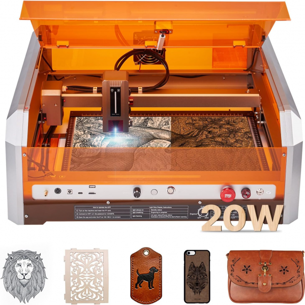 20w lasergravurmaschine gehäuse 400×400 mm laser cutter gravur schneiden cnc