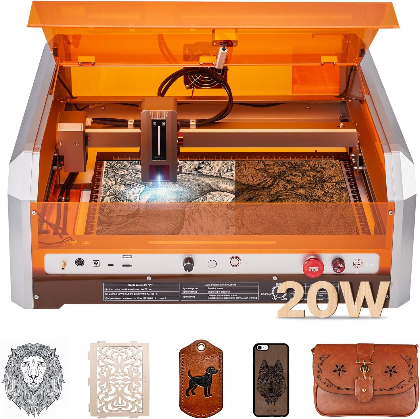 20w lasergravurmaschine gehäuse 400×400 mm laser cutter gravur schneiden cnc 20w lasergravurmaschine gehäuse 400×400 mm laser cutter gravur schneiden cnc