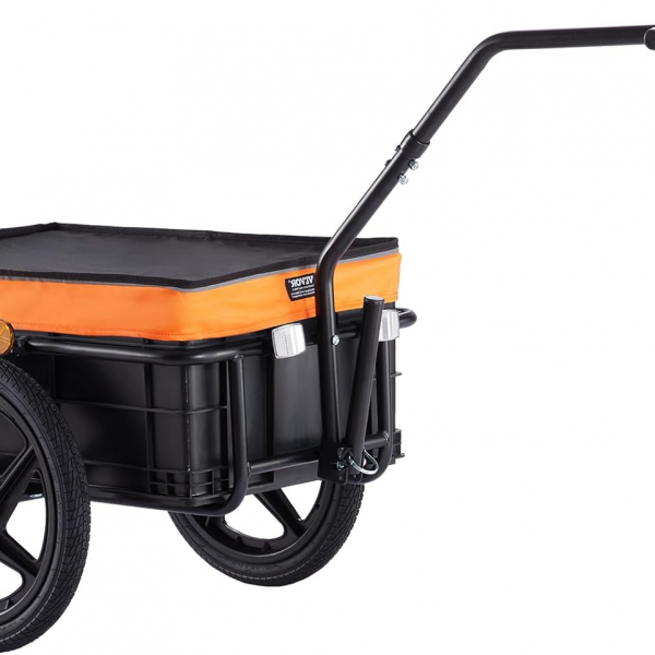 premium fahrradanhänger 40kg lastenanhänger faltbar kompakt mit universalkupplung