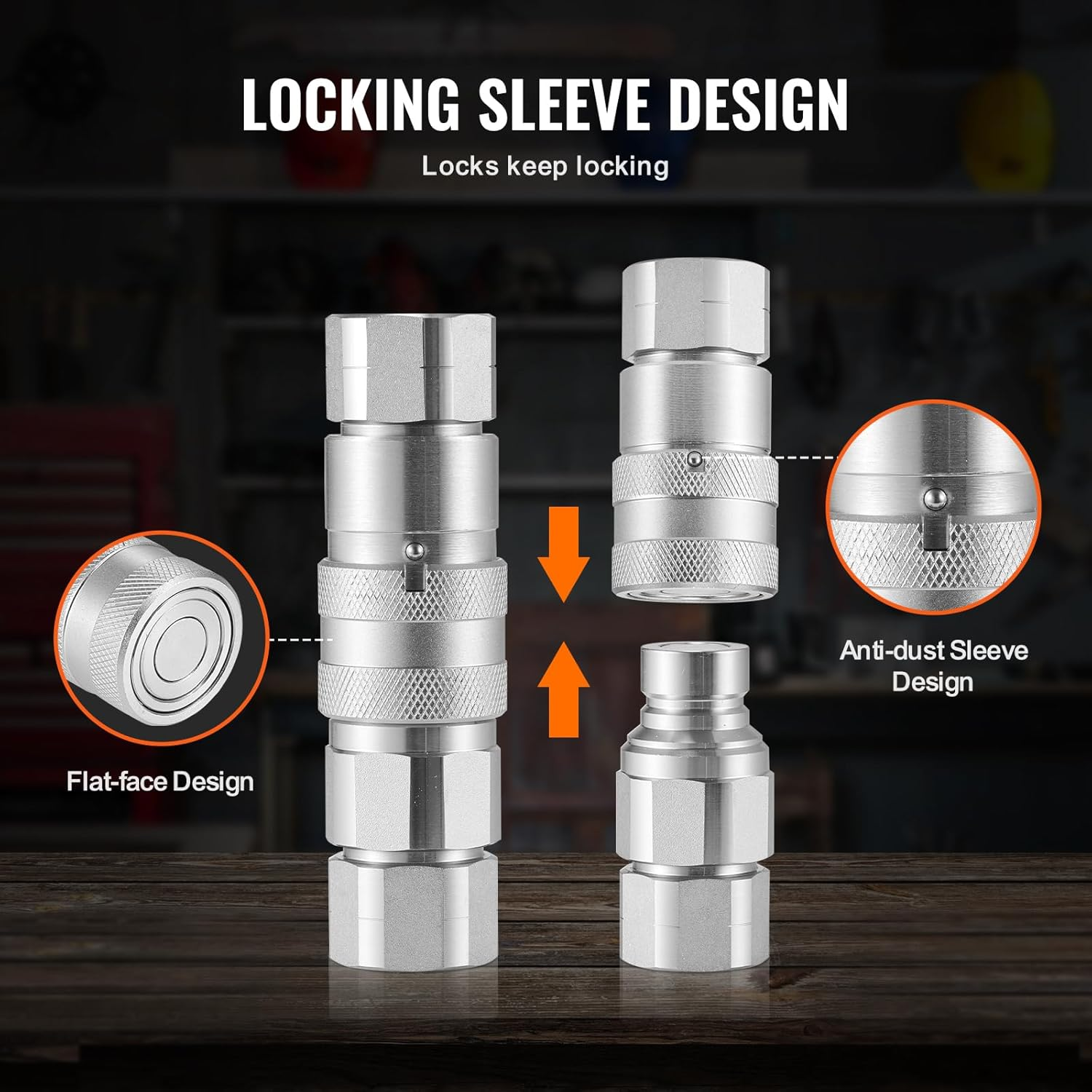 1/2" npt hydraulik flachkupplungen kompaktlader schnellkupplung 4 staubkappen 1/2" npt hydraulik flachkupplungen kompaktlader schnellkupplung 4 staubkappen