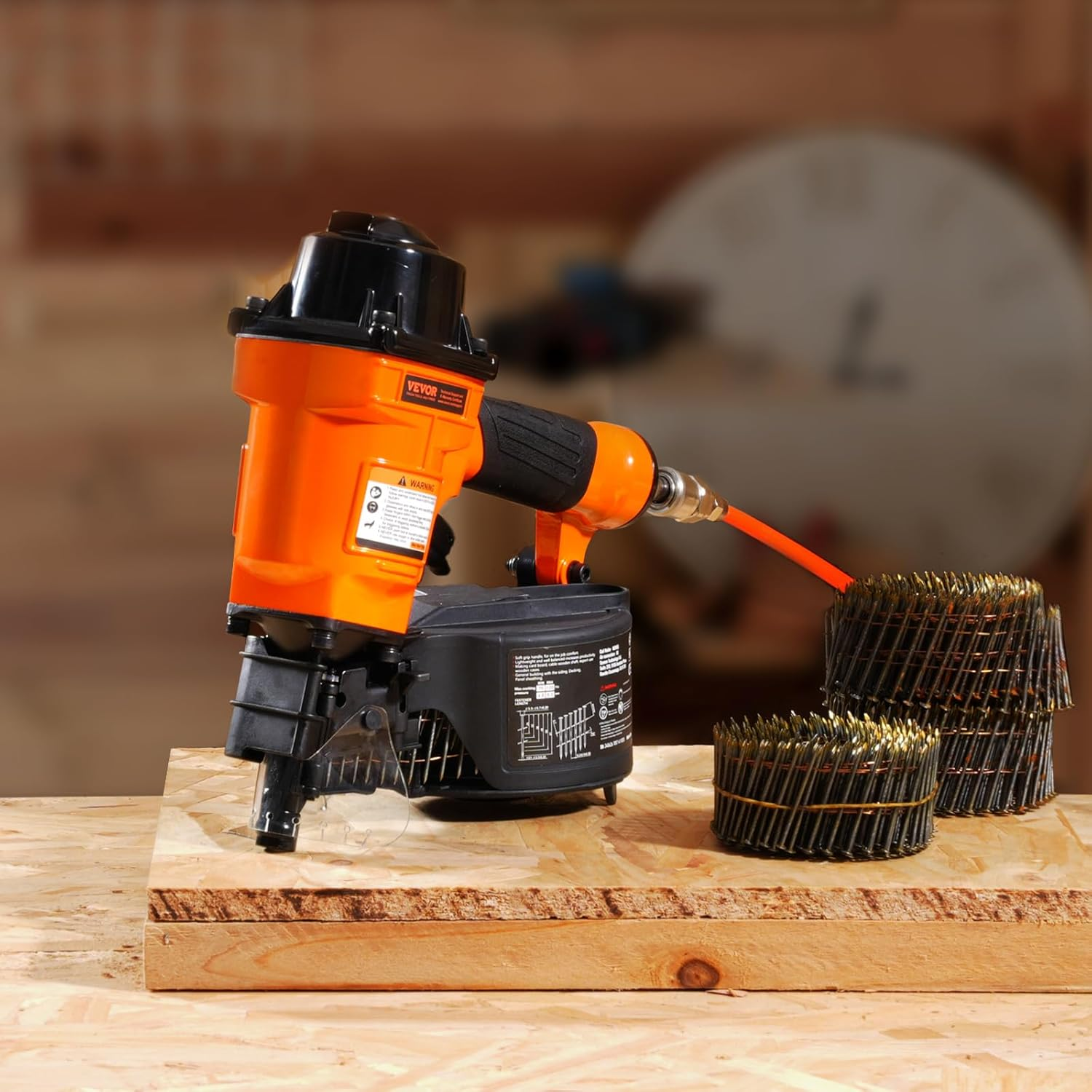 pneumatischer nagler 25–57 mm druckluft tacker coil nagelpistole de pneumatischer nagler 25–57 mm druckluft tacker coil nagelpistole de