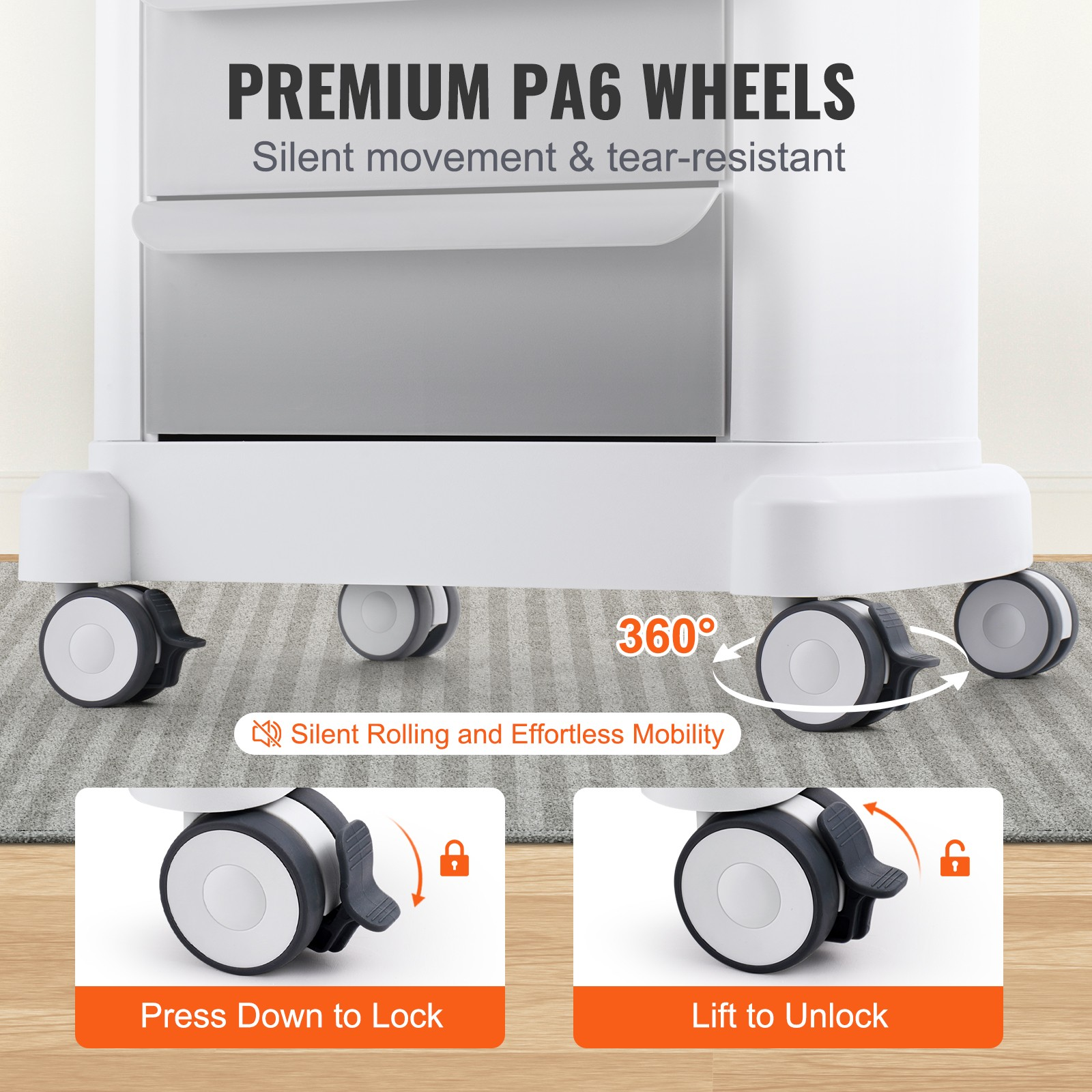 4 lagiger laborwagen transportwagen medizinwagen mit 3 schubladen 4 lagiger laborwagen transportwagen medizinwagen mit 3 schubladen