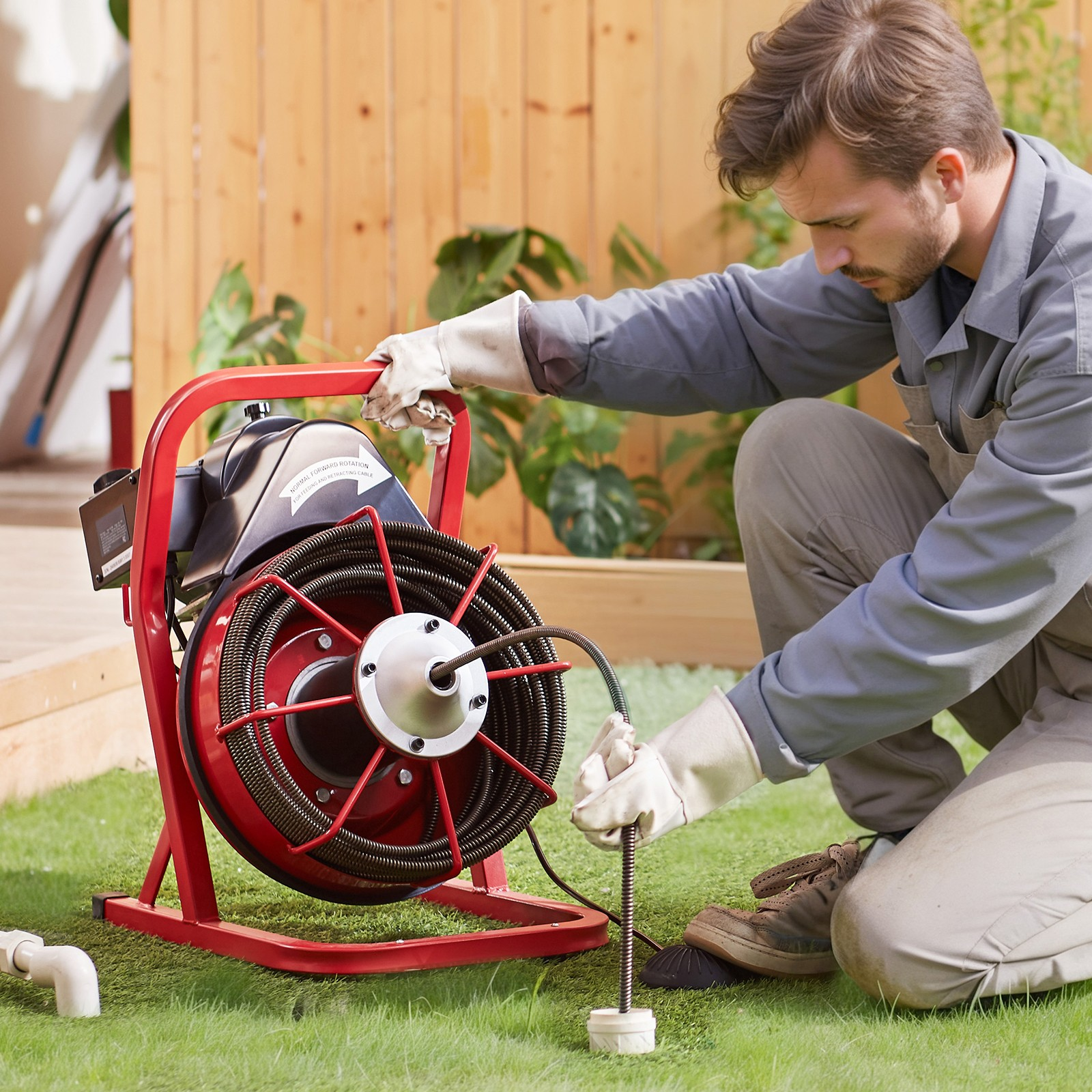 rohrreinigungsmaschine abflussreinigungsgerät 22,86 m x 9,53 mm manuelle zufuhr rohrreinigungsmaschine abflussreinigungsgerät 22,86 m x 9,53 mm manuelle zufuhr