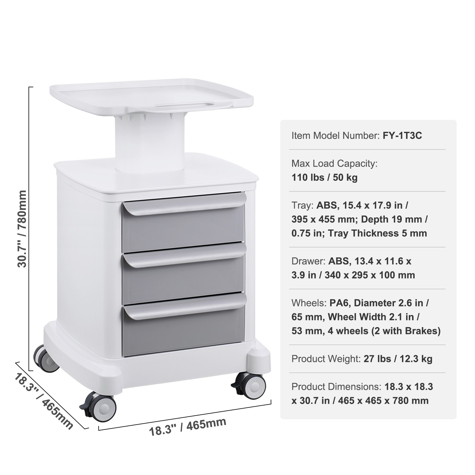 4 lagiger laborwagen transportwagen medizinwagen mit 3 schubladen 4 lagiger laborwagen transportwagen medizinwagen mit 3 schubladen