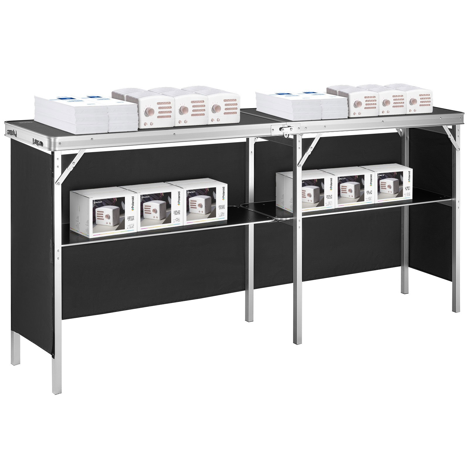 messetheke promotionstand messestand 1980x385x880mm werbetheke klappbar messetheke promotionstand messestand 1980x385x880mm werbetheke klappbar