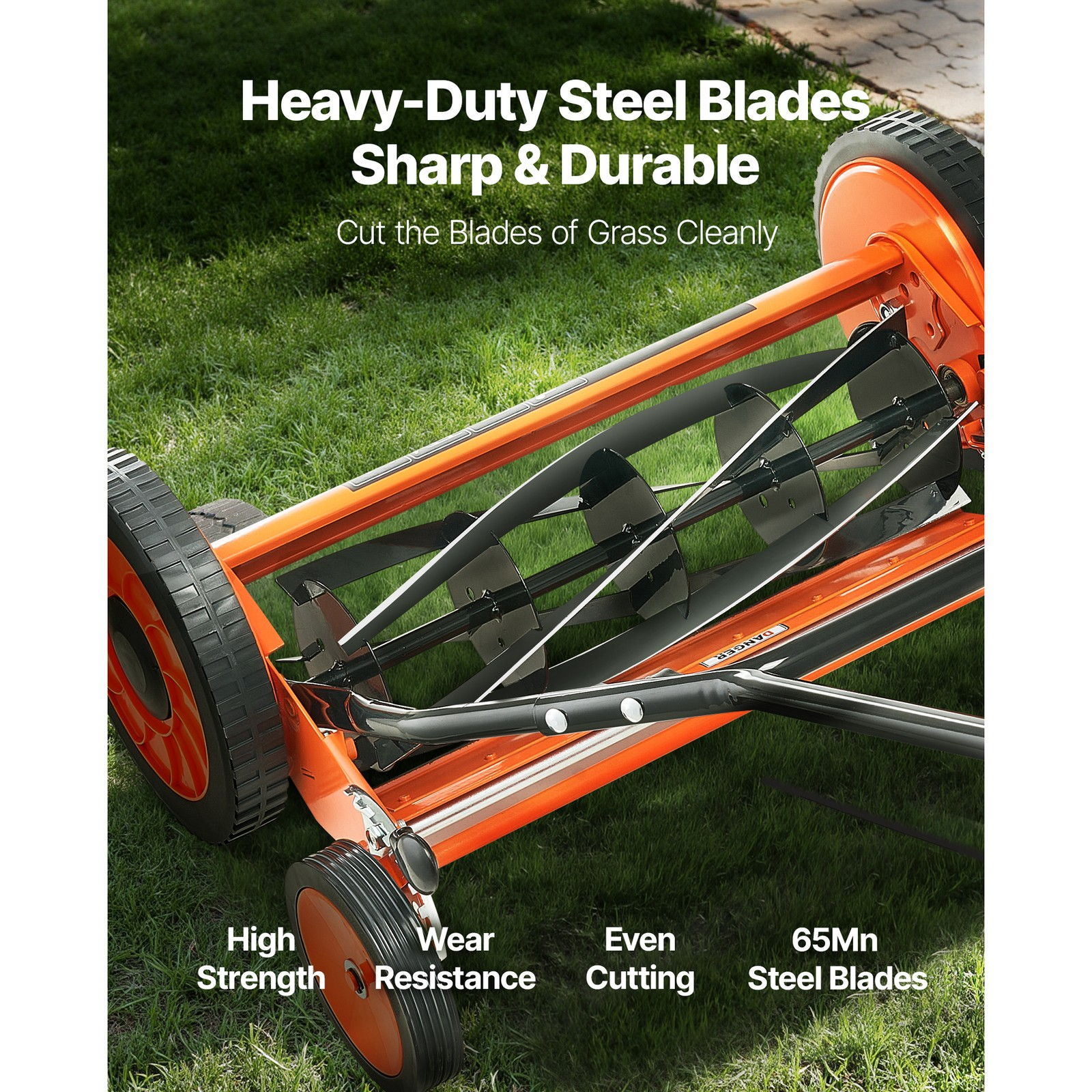 spindelmäher rasenmäher handmäher 450mm schnittbreite 5 klingen 35 62 mm spindelmäher rasenmäher handmäher 450mm schnittbreite 5 klingen 35 62 mm