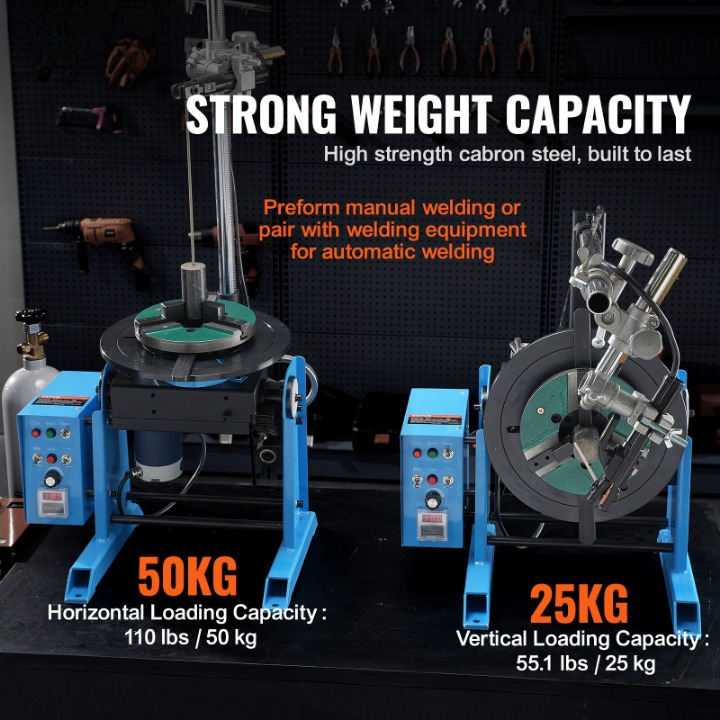 drehbarer schweißpositionierer 50 kg/25 kg 0‑90° – montage & schneiden drehbarer schweißpositionierer 50 kg/25 kg 0‑90° – montage & schneiden