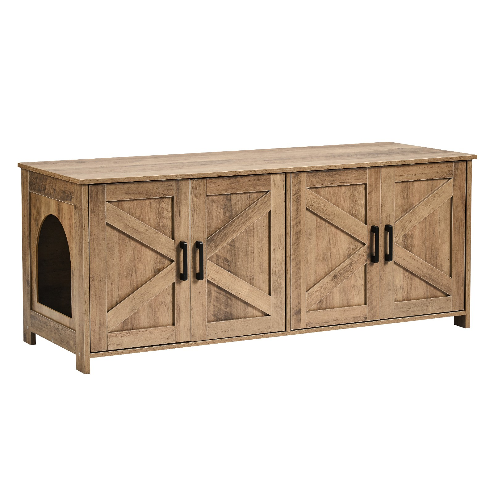 katzenklo schrank holz 119×46×50 cm versteckte katzentoilette katzenklo schrank holz 119×46×50 cm versteckte katzentoilette