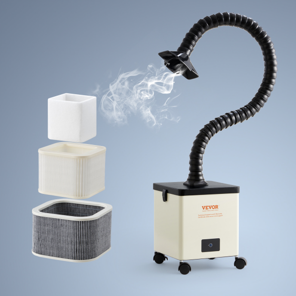 lötrauchabsaugung 100 w 240 m³/h – rauchabsauger für schweißen & löten