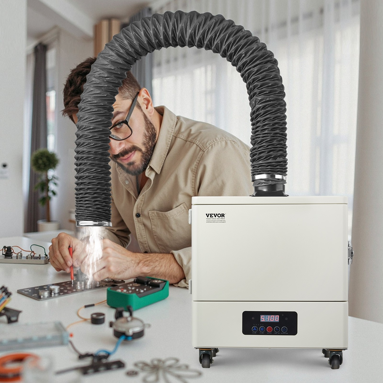 schweißrauchabsauger 459 m³/h 280 w – lötrauchabsaugung werkstatt schweißrauchabsauger 459 m³/h 280 w – lötrauchabsaugung werkstatt