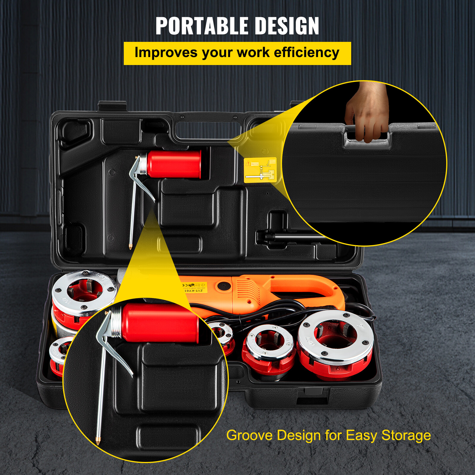 gewindeschneidmaschine 2300w 220v elektrischer rohreinfädler tragbare gewindeschneidmaschine 2300w 220v elektrischer rohreinfädler tragbare