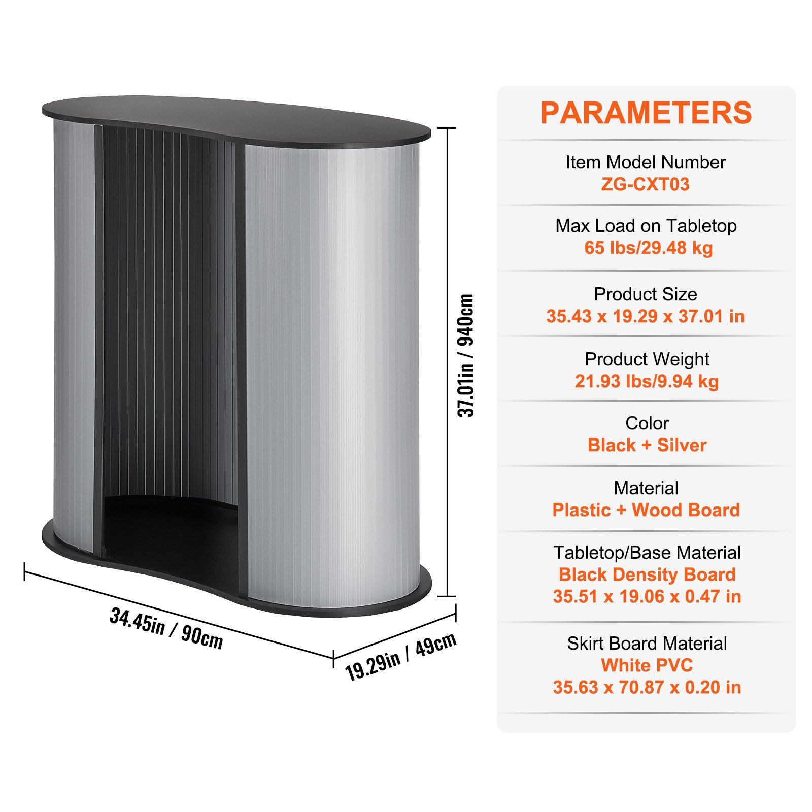 messetheke promotionstand messestand 900x490x940mm werbetheke klappbar messetheke promotionstand messestand 900x490x940mm werbetheke klappbar