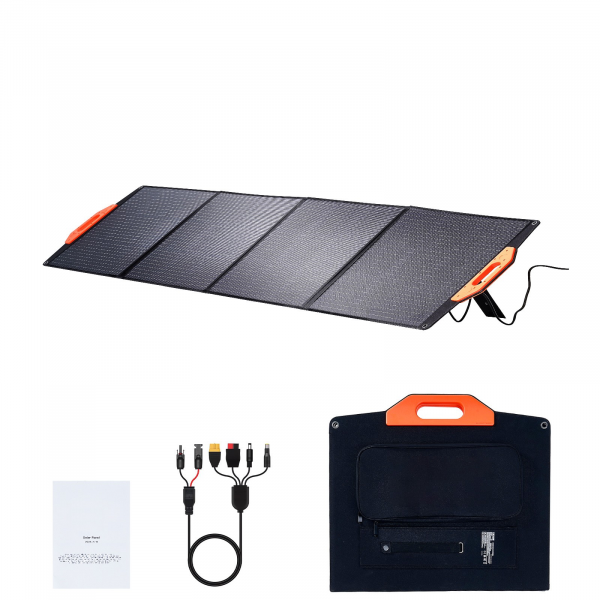200 w solarpanel kit 18 v ip67 monokristallin + 4 in 1 adapterkabel