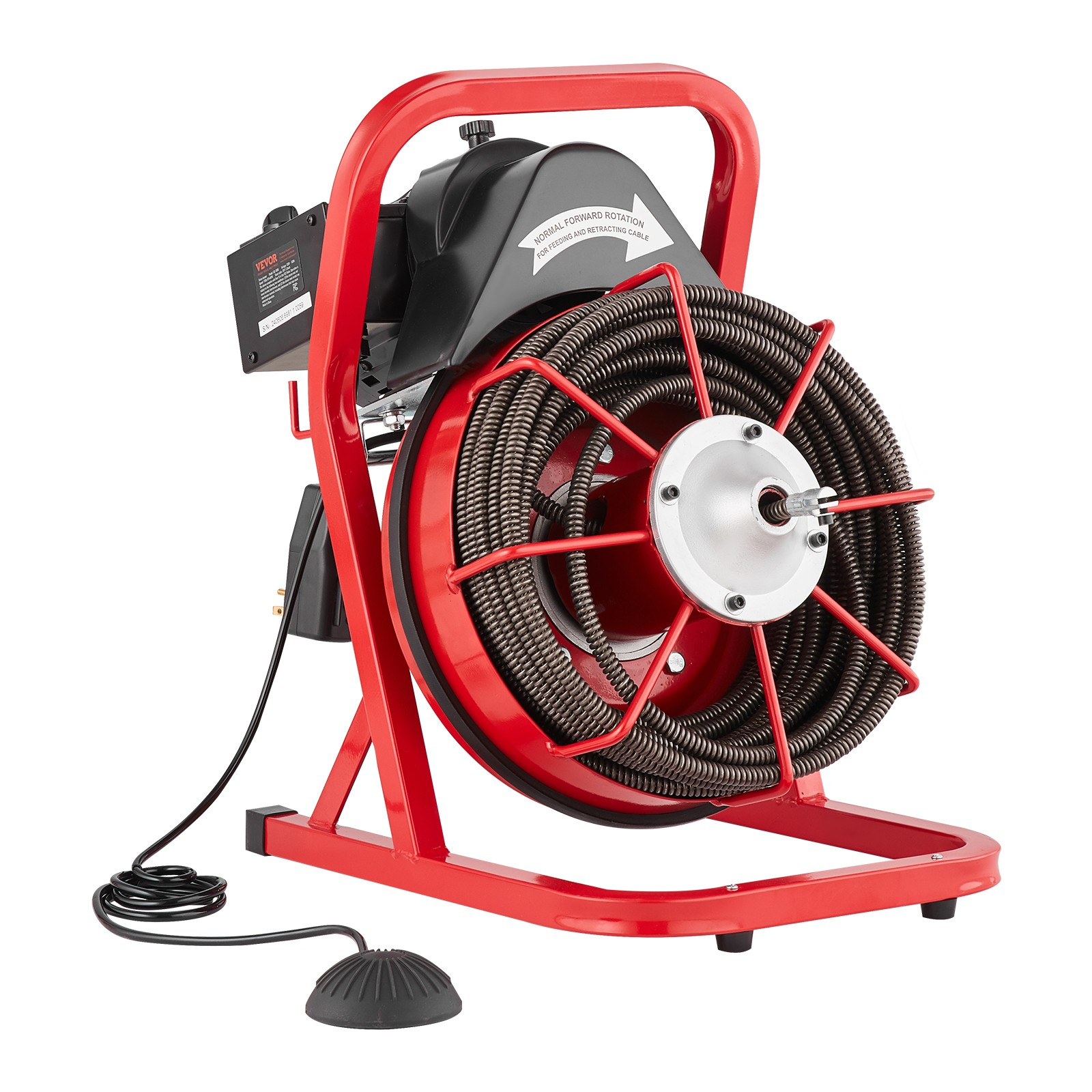 rohrreinigungsmaschine abflussreiniger manuelle zufuhr 22,86 m kabel 12,7 mm rohrreinigungsmaschine abflussreiniger manuelle zufuhr 22,86 m kabel 12,7 mm