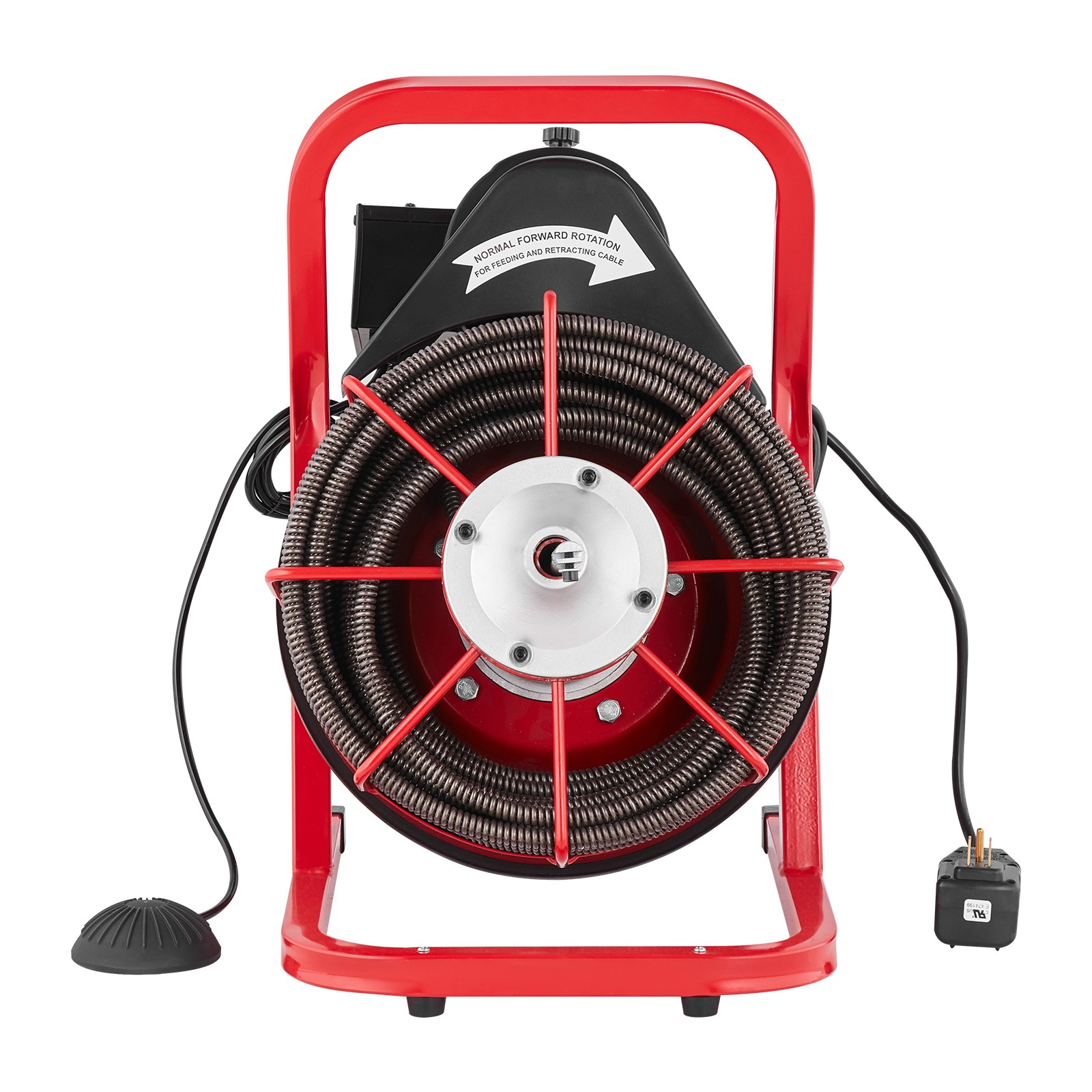 rohrreinigungsmaschine abflussreiniger manuelle zufuhr 22,86 m kabel 12,7 mm rohrreinigungsmaschine abflussreiniger manuelle zufuhr 22,86 m kabel 12,7 mm